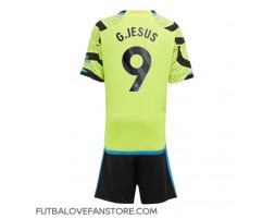 Arsenal Gabriel Jesus #9 Vonkajší Detský futbalový dres 2023-24 Krátky Rukáv (+ trenírky)